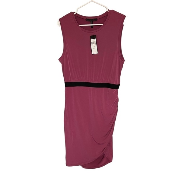 Nwt-Bcbgmaxazria Asymmetric Knit Maxi Dresssize M Color-Violet Quartz - Picture 12 of 13